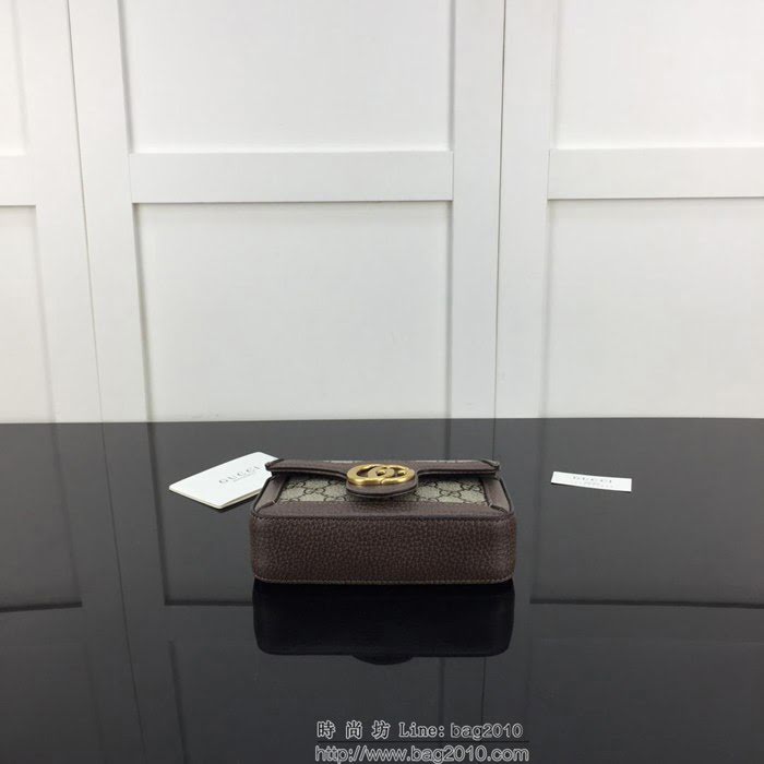 GUCCI古馳 新款 專櫃品質 頂級原單 476433 啡膠啡皮 斜跨鏈條小包HY1453